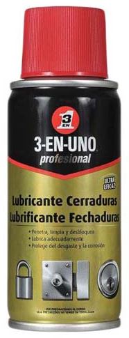 Spray Lubrificante Fechaduras (100ml) - 3-EN-UNO