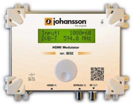 Modulador Digital HDMI FULL HD 1080p c/ Display para DVB-T/DVB-C/DMB-T e ATSC - Johansson