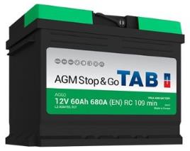 Bateria AGM Stop & Go p/ Autom?vel 12V 60Ah (242 x 175 x 190mm)