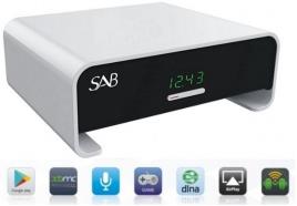 Receptor Sat?lite Full HD Ethernet (SMART BOX ANDROID) Branco - SAB