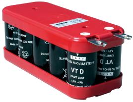 Pack Baterias NI-Cd 12V 4000mAh VTDCD4000 X 10 - SAFT