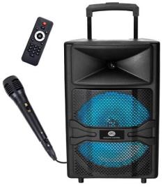 Coluna Amp. Port?til 12 50W c/ Efeitos LED USB/SD/MP3/FM/BLUETOOTH - ACOUSTIC CONTROL