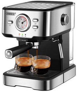 M?quina de Caf? Expresso 1050W (Inox) - HiBREW