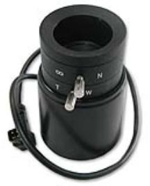 Lente Focagem DC 6 ~ 16 mm 1/3 F1.4 Rosca CS