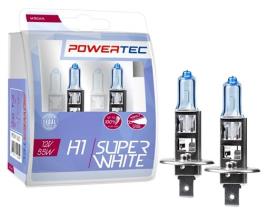 Blister 2x Lampadas Halogeneo (SUPER WHITE) H1 12V 6000K - POWERTEC