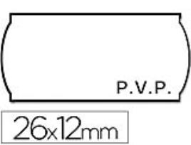 Rolo de Etiquetas Adesivas Meto Onduladas 26 X 12 mm Pvp Rolo 1500