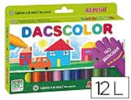 L?pis de Cera Alpino Dacs c/ 12 Unidades
