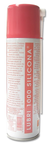 Spray Lubrificante Multiusos de Silicone (250ml) - TASOVISION