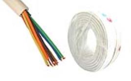 Bobine Cabo Branco 8 Condutores (1x 022mm + 7x 020 mm2) - 100 mts