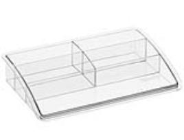 Organizador de Secretaria Offisys Plastico Timeless Transparente 198X128X37 mm