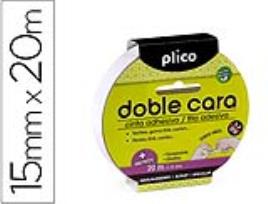 Fita Adesiva Plico Dupla Face 15mm X 20Mt