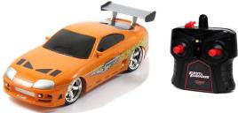 Carro RC c/ Controlo Remoto Toyota Supra Laranja 1995 Velocidade Furiosa - JADA TOYS