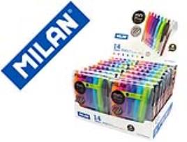 Caneta Milan P1 Retratil 1 mm Touch Mini Estojo de 7 Unidades Cores Sortidas