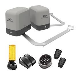 Kit Motores Batente Articulado c/ Acess?rios at? 100kg (24V) - POWERTECH