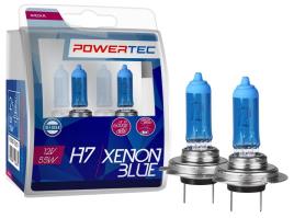 Pack 2x Lampadas Halogeneo (XENON BLUE) p/ Autom?vel H7 55W 12V - POWERTEC