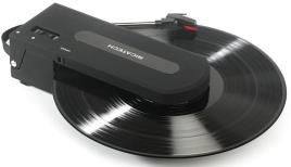 Gira Discos Port?til 33/45 RPM USB 1x 05W (Preto) - RICATECH