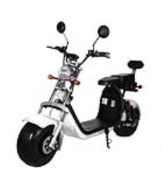 Scooter El?trica Harley 1500W Matricul?vel (Branco) - MALCOR