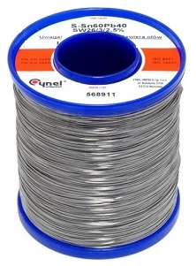 Rolo de Solda 07mm 60/40 500g - CYNEL