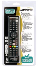 Comando Universal Dedicado p/ TVs LCD HISENSE - UNITRONIC