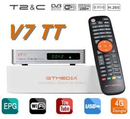 Receptor Cabo DVB-C + TDT DVB-T2 Full HD Wi-Fi - GTMedia V7 TT