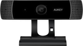 Webcam Auk LiveStreaming MIC 1080P PCLM1 (Preto) - AUKEY