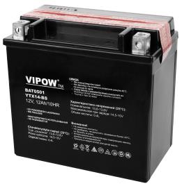 Bateria PB p/ Mota 12V 12Ah - VIPOW