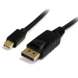 Cabo Mini DisplayPort Macho - DisplayPort Macho Preto (18 mts) - STARTECH