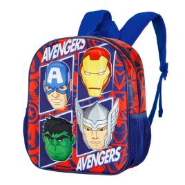 Mochila Avengers 3D Faces