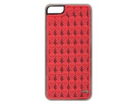Capa iPhone 5, 5s, SE BENJAMINS Macramé Skulls Rosa