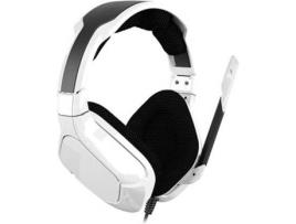 Auscultador com Fio GIOTECK SX-6 Storm (On ear - Microfone - Branco)