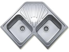 Lava Loiça  Anglu 90 Inox (Aço inox. - 29 x 83 x 83 cm)