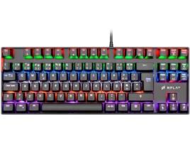 Teclado Gaming NPLAY Conquer 1.0 (USB - Mecânico - Português)