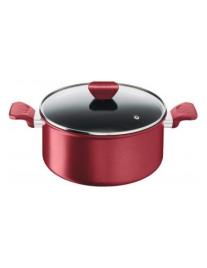 Tacho Tefal Daily Chef Indução 24cm + Tampa Vidro - G2734602 - Cozinha