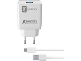 Carregador CELLULAR LINE ACHSMKIT15WTYCW