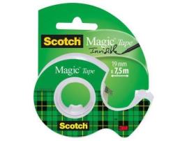 Fita Adesiva SCOTCH 568308 (Transparente - 1.9 cm x 7.5 m - Poliestireno)