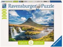 Puzzle RAVENSBURGER Cascadas De Kirkjufell - Islanda (1000 Peças)