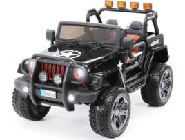 Carro Elétrico  Wrangler (Idade Mínima: 3 - Preto)