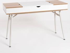 Secretária DUDECO Houston (Madeira - 120x48x76 cm)