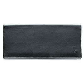 Organizador de Cartões de Visita Ibiza, Cartão Forrado a Pele, 210 x 260 mm, Preto
