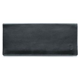 Organizador de Cartões de Visita Ibiza, Cartão Forrado a Pele, 210 x 260 mm, Preto