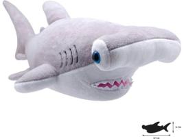 Peluche WILD PLANET Tubarão Martelo (33 x 8 x 12 cm - Poliéster)
