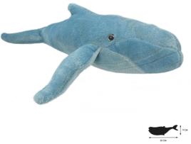 Peluche WILD PLANET Baleia Corcunda (35 x 7 x 9 cm - Poliéster)