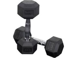 Haltere Hexagonal BOXPT (Preto - 2kg x 2unid)
