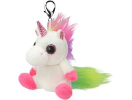 Porta-Chaves de Peluche WILD PLANET Unicórnio (4.5 x 7.5 x 8 cm - Poliéster)