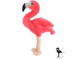 Peluche  Flamingo (17 x 8 x 31 cm - Poliéster)