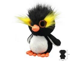 Peluche WILD PLANET Pinguim Rockhoper (11 x 11 x 15 cm - Poliéster)