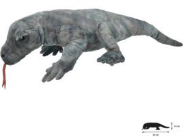 Peluche WILD PLANET Dragão Komodo (50 x 10 x 10 cm - Poliéster)