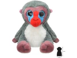 Peluche WILD PLANET Mandril (20 x 23 x 25 cm - Poliéster)