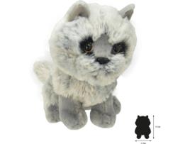 Peluche WILD PLANET Gato Bosque da Noruega (16 x 11 x 17 cm - Poliéster)