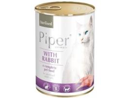 Ração para Gatos PIPER (400g - Húmida - Castrados - Sabor: Coelho)